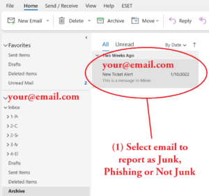 Microsoft Outlook (Desktop) - Report Message 02